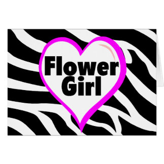 Blumen-Mädchen (Zebra-Druck)