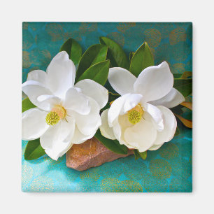 Blumen   Magnolische Blume Magnet
