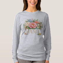 Blumen-Mama-T-Shirt