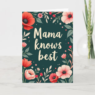 Blumen-Mama-weiß-es-am-besten-Karte Karte