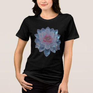 Blumen-Mandala-Shirt Tri-Blend Shirt