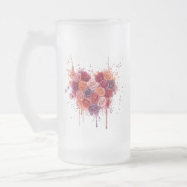 Blumen Mattglas Bierglas