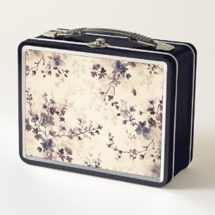 Blumen-Metall-Lunchbox Metall Brotdose