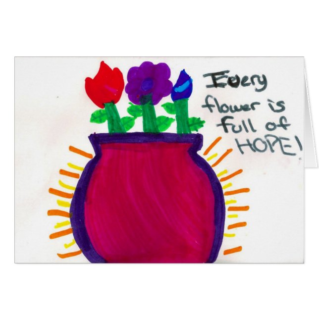 BLUMEN MIT HOFFNUNG (Vorderseite (Horizontal))