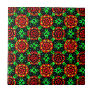 Blumen Modern Boho Elegant Abstraktes Muster #504 Fliese