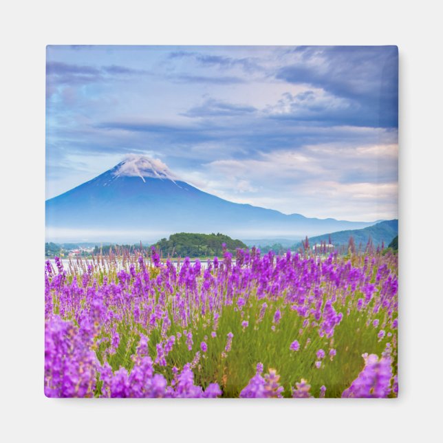 Blumen | Mount Fugi Japan Magnet (Vorne)