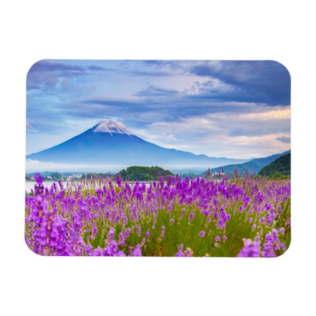 Blumen | Mount Fugi Japan Magnet (Horizontal)