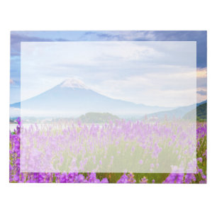 Blumen Mount Fugi Japan Notizblock
