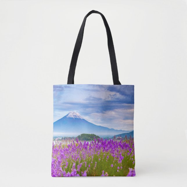 Blumen | Mount Fugi Japan Tasche (Vorderseite)