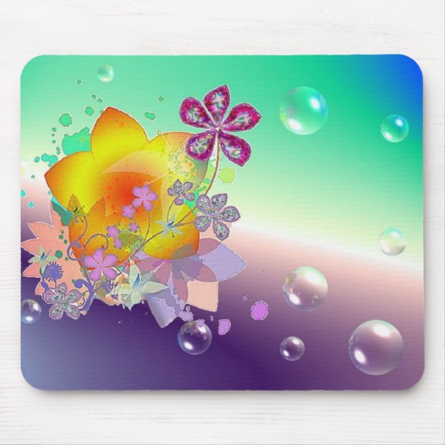 Blumen Mousepad (Vorne)