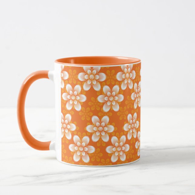 Blumen-Muster Tasse (Links)