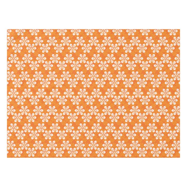 Blumen-Muster Tischdecke (Vorderseite (Horizontal))
