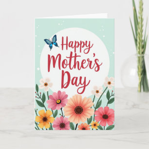 Blumen-Mutter-Tag Grußkarte Karte