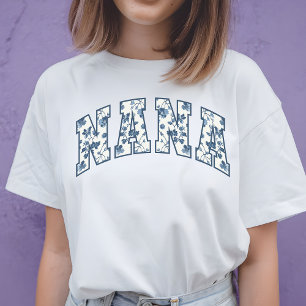 Blumen-Nana-Shirt, Geburtstagsgeschenk für Großmüt T-Shirt