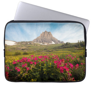 Blumen Nationalpark des Gletschers von Montana Laptopschutzhülle