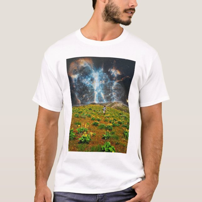 Blumen-Nebelfleck T-Shirt (Vorderseite)