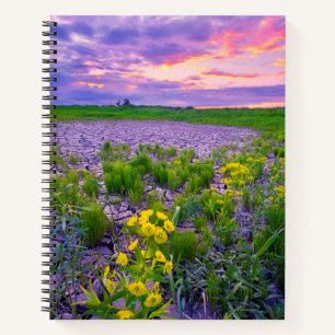 Blumen   North Dakota Red River Valley Notizbuch