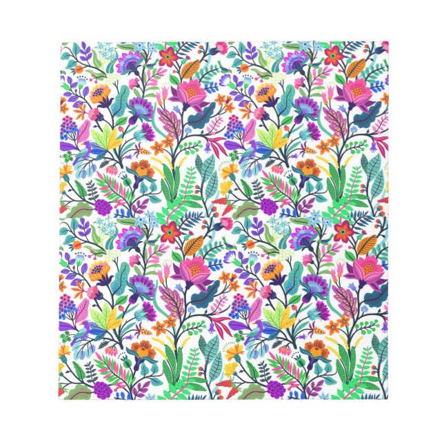 Blumen  notizblock (Vorderseite)