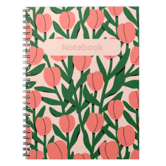 Blumen Notizbuch – Elegantes Blumen-Thema Notizblock