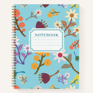 Blumen-Notizbuch Notizbuch