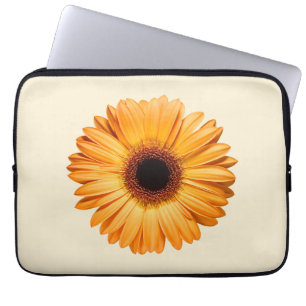Blumen Orange Gerbera Laptopschutzhülle