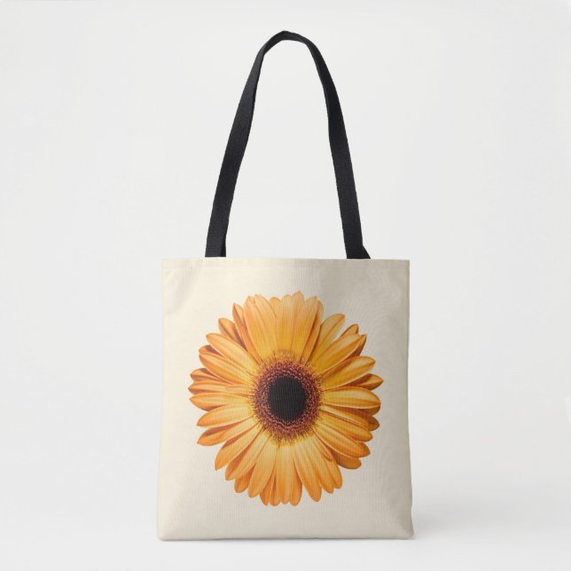 Blumen | Orange Gerbera Tasche (Vorderseite)