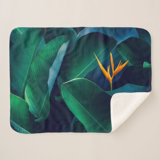 Blumen | Paradiesvogel Sherpadecke (Vorderseite (Horizontal))