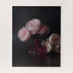 Blumen Pellrosafarbene Erdnüsse in Vase