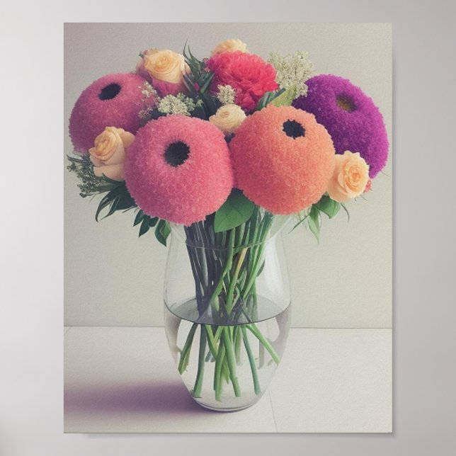 Blumen Poster (Vorne)