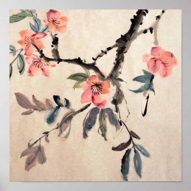 Blumen Poster (Vorne)