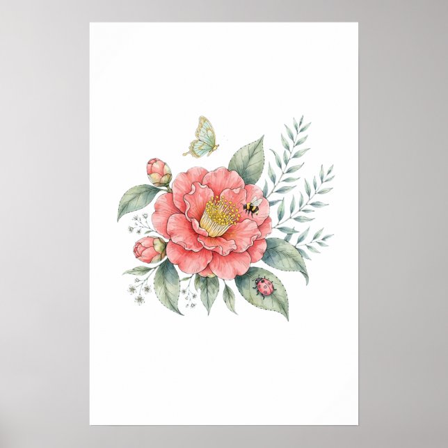 Blumen  poster (Vorne)