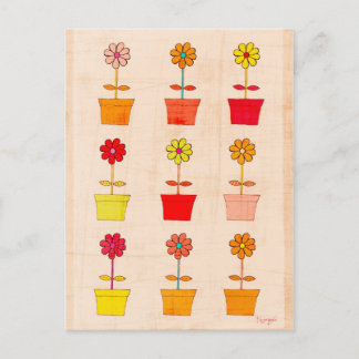 Blumen Postkarte