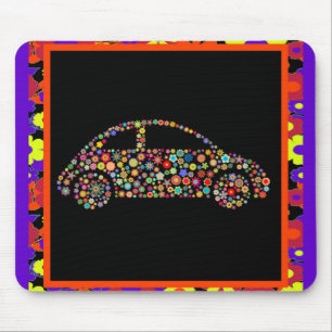 Blumen-Power-Fahrt Mousepad