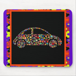 Blumen-Power-Fahrt Mousepad