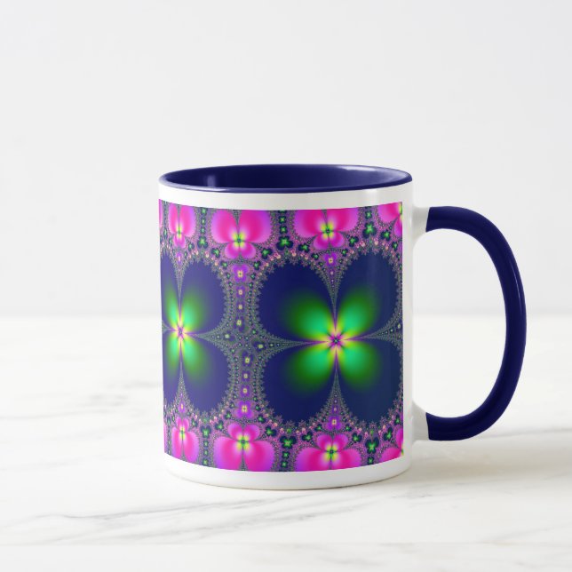 Blumen-Power-Kaffee/Tee-Tasse Tasse (Rechts)