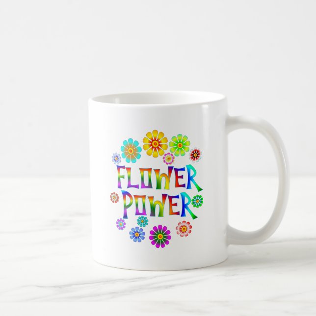 BLUMEN-POWER KAFFEETASSE (Rechts)