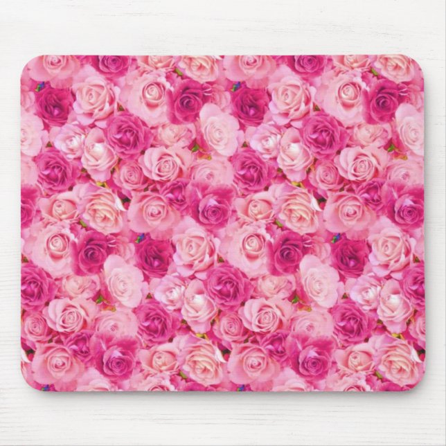 Blumen-Power-Mausunterlage Mousepad (Vorne)