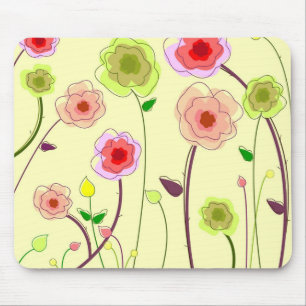 Blumen-Power Mousepad