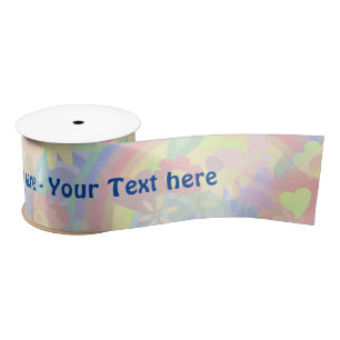 Blumen-Power REGENBOGEN Musterlicht + Ihre Ideen Satinband