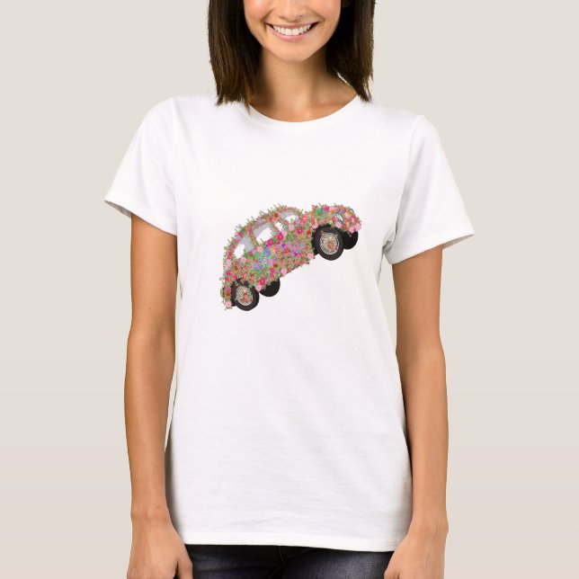 Blumen-Power T-Shirt (Vorderseite)