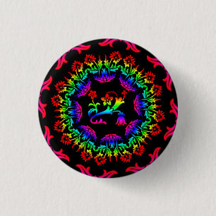 Blumen-Powerknopf Button