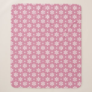 Blumen, Punkte & Funken-Magenta Sherpadecke