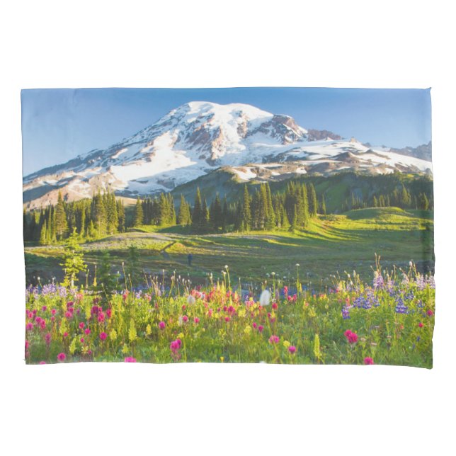 Blumen | Rainier-Wildblumen Kissenbezug (Vorderseite)