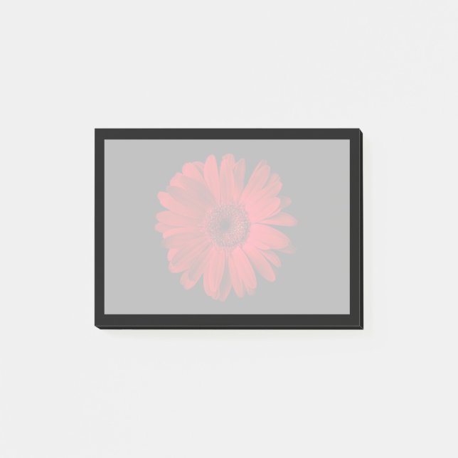 Blumen | Red Gerbera Daisy Post-it Klebezettel (Vorderseite)