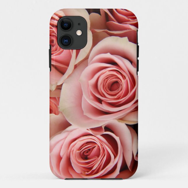 Blumen-, rosa Rosen, Blumenblätter machen als Case-Mate iPhone Hülle (Rückseite)
