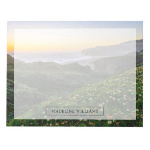 Blumen   Santa Cruz Kalifornien Notizblock