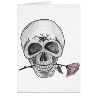 Blumen-Schädel
