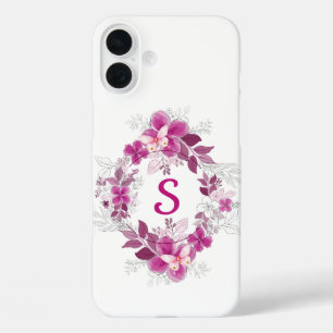 Blumen-Schmetterling-Botanik-Handyhülle iPhone 16 Plus Hülle