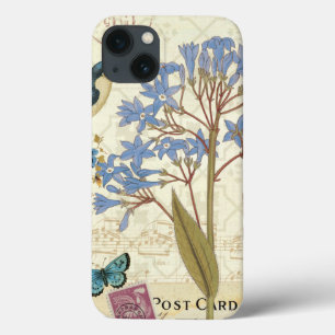Blumen, Schmetterlinge und Vogel-Collage Case-Mate iPhone Hülle