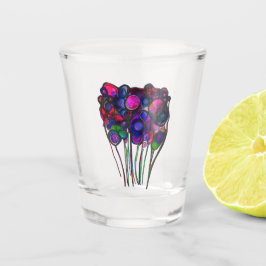 Blumen Schnapsglas
